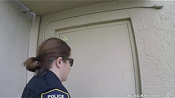 Female cops hunt for black cock